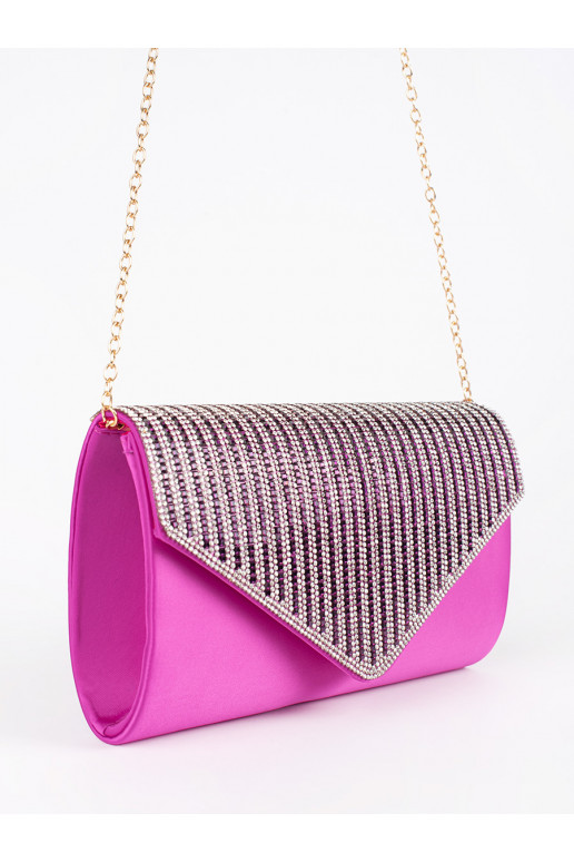 Violetset värvi Käekott ümbriku tüüp ozdobiona kryształkami