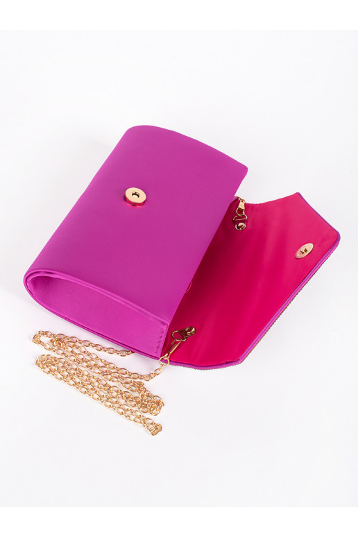 Violetset värvi Käekott ümbriku tüüp ozdobiona kryształkami