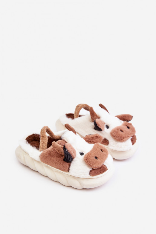 Laste jalanõud  Plätud  Krowy pruunid värvi Tamorrin Laste jalanõud  Plätud  Krowy pruunid värvi Tamorrin