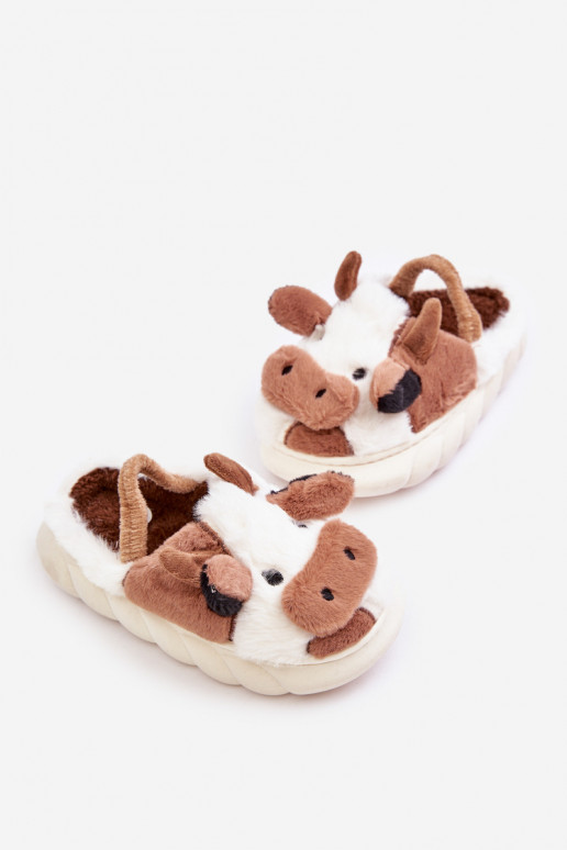 Laste jalanõud  Plätud  Krowy pruunid värvi Tamorrin Laste jalanõud  Plätud  Krowy pruunid värvi Tamorrin