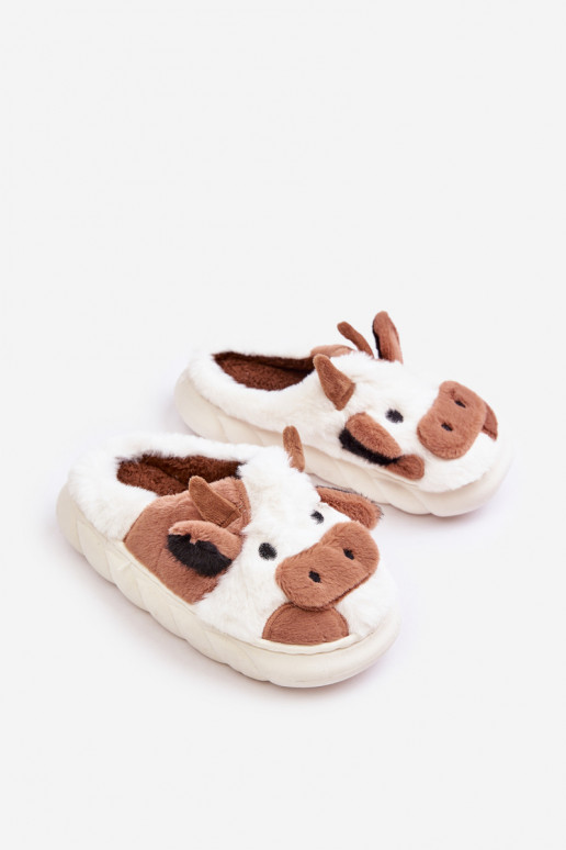 Laste jalanõud  Plätud  Krowy pruunid värvi Tamorrin Laste jalanõud  Plätud  Krowy pruunid värvi Tamorrin