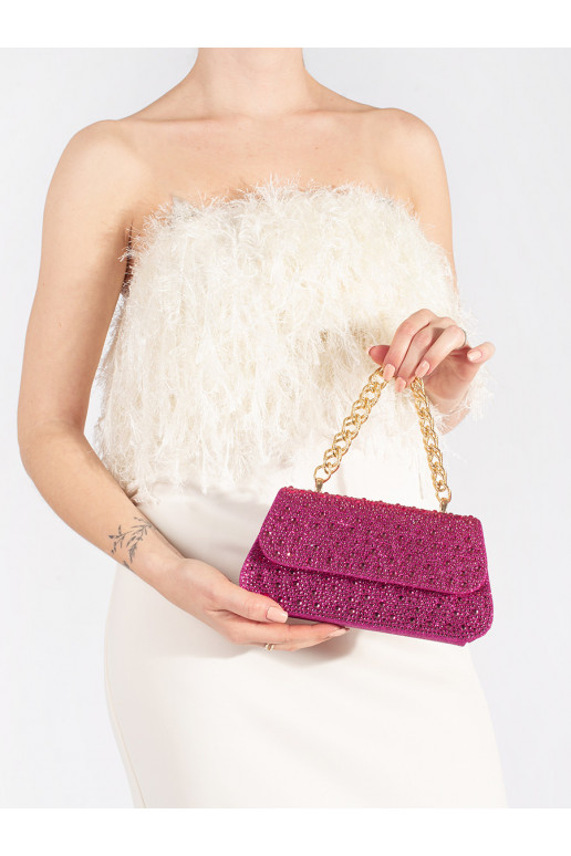 Violetset värvi Käekott cekiny ze złotą rączką