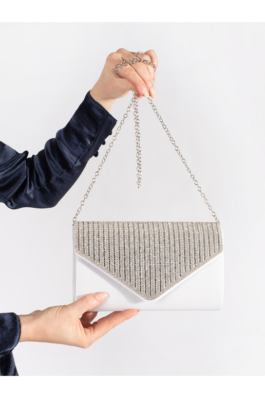 Hõbedat värvi Käekott ümbriku tüüp ozdobiona kryształkami