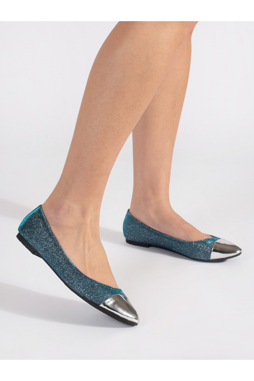 Sinist värvi  baleriinad ze m noskiem Sinist värvi  baleriinad ze m noskiem