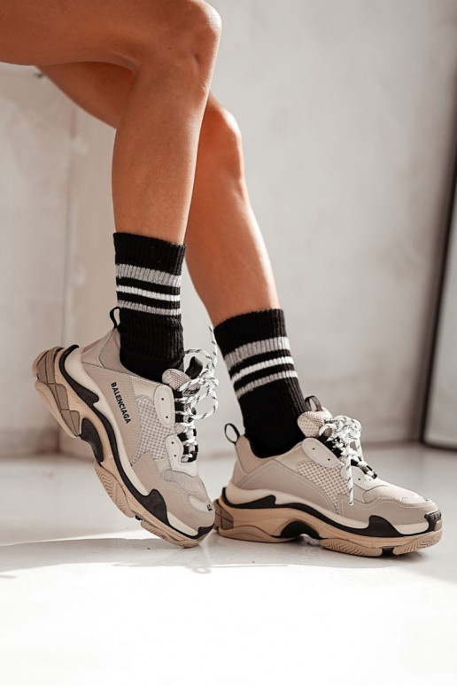 Triibulised Skarpety  triipudega  Must