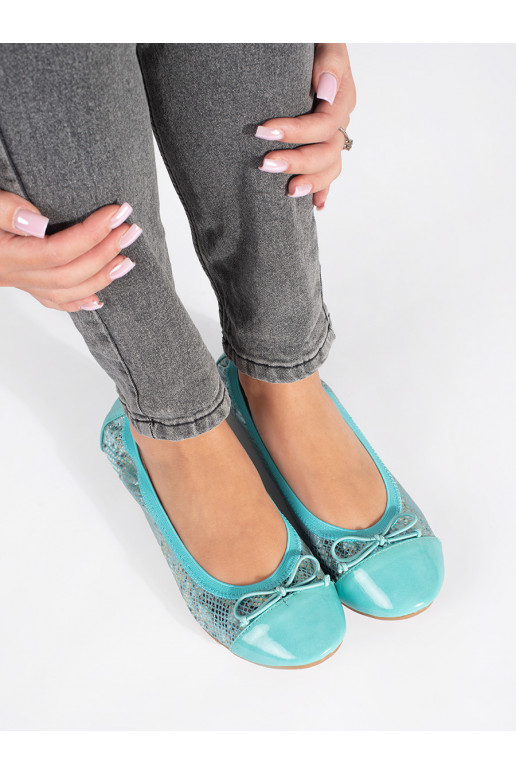 Sinist värvi baleriinad wężowy wzór 