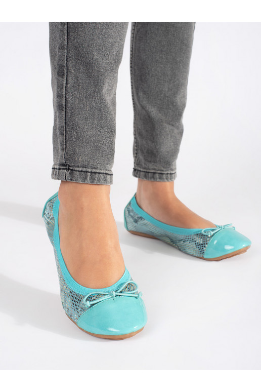 Sinist värvi baleriinad wężowy wzór 