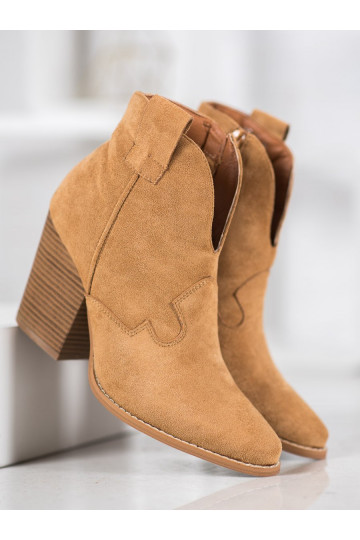 seemisnakhsed Kauboistiilis saapad kõrge jämeda kontsaga 2