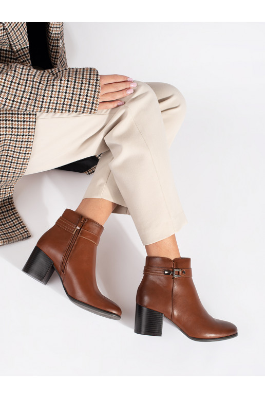 pruunid värvi   naiste saapad kõrge kontsaga Sergio Leone