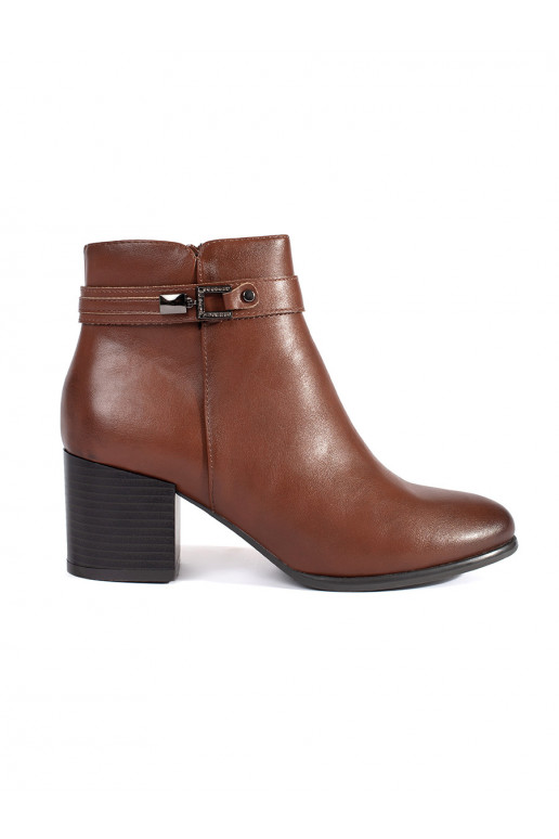 pruunid värvi   naiste saapad kõrge kontsaga Sergio Leone