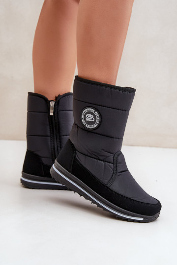  nööpidega lumesaapad  Progress PROGJ-21-09 Must