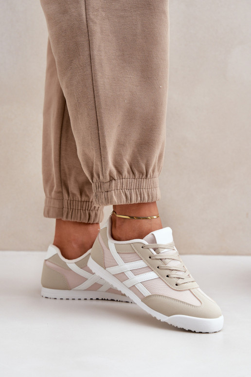 Spordijalatsid naiste saapad beeži värvi Eezore  Spordijalatsid naiste saapad beeži värvi Eezore