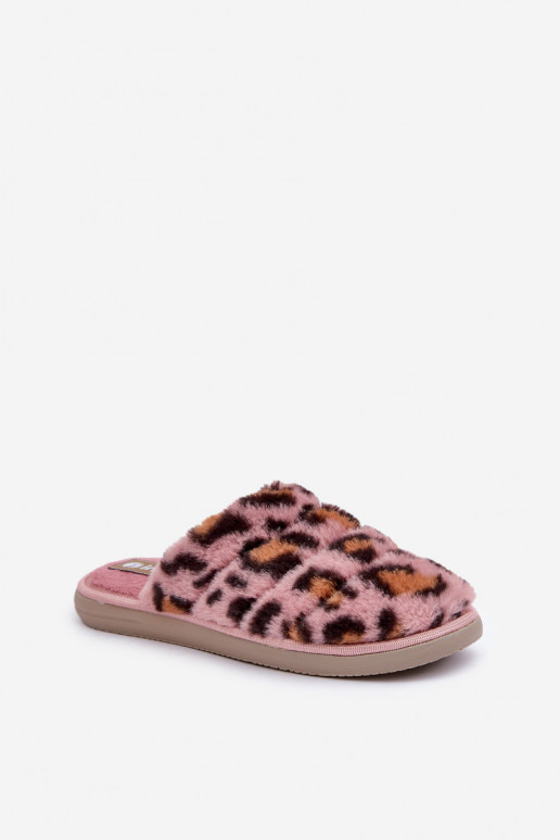 Plätud  leopardimustriga Inblu EK000008 Tumeroosad värvi  Plätud  leopardimustriga Inblu EK000008 Tumeroosad värvi