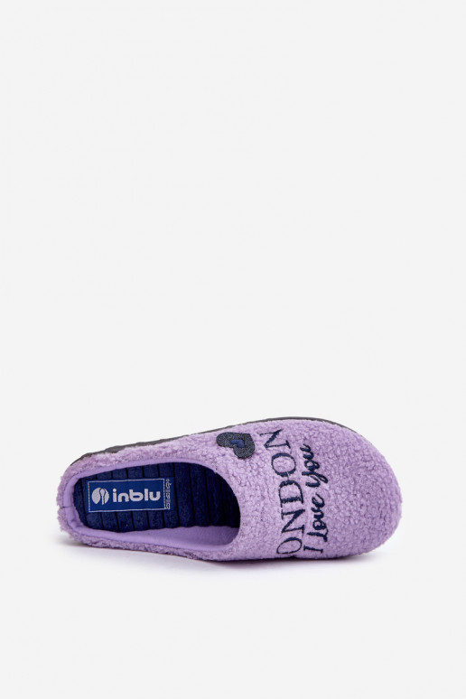 jalatsid kodujalatsid Plätud    Typu Baranek Inblu ET000027 Violetne värv jalatsid kodujalatsid Plätud    Typu Baranek Inblu ET000027 Violetne värv