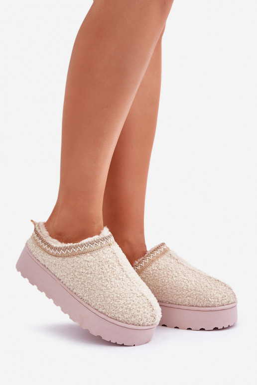 nööpidega lumesaapad  platvormiga Z Haftem Elevandiluu värvi Tirissa