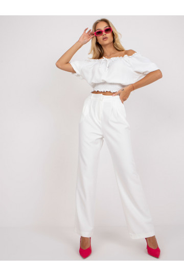 Valged laiad püksid RUE PARIS 2