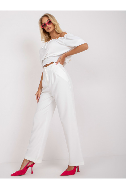 Valged laiad püksid RUE PARIS Valged laiad püksid RUE PARIS