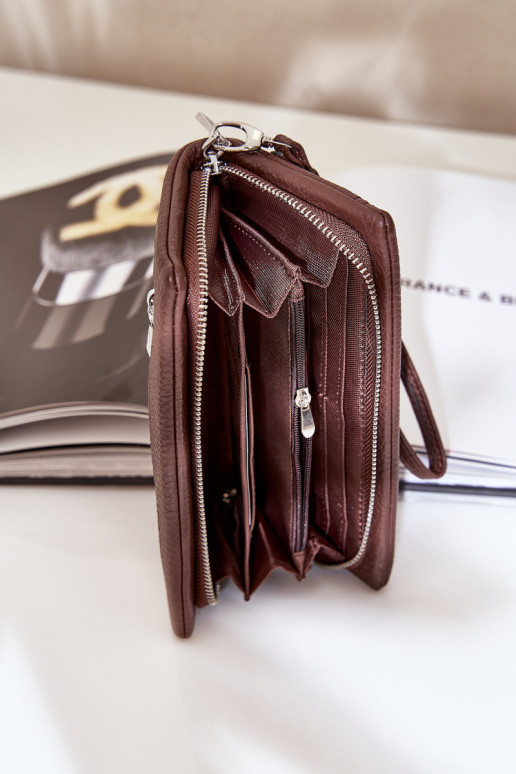 Rahakott Koos reljeefiga  Czekoladowy Martiel