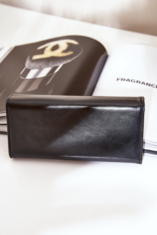 Eko  Gładki Rahakott mustad Erolia