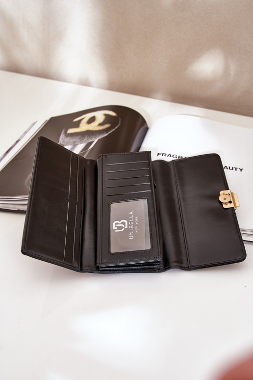 Eko  Gładki Rahakott mustad Erolia