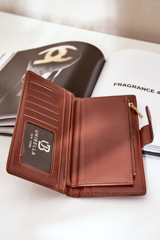 Rahakott eko-nahast Pruunid värvi Kalinessa