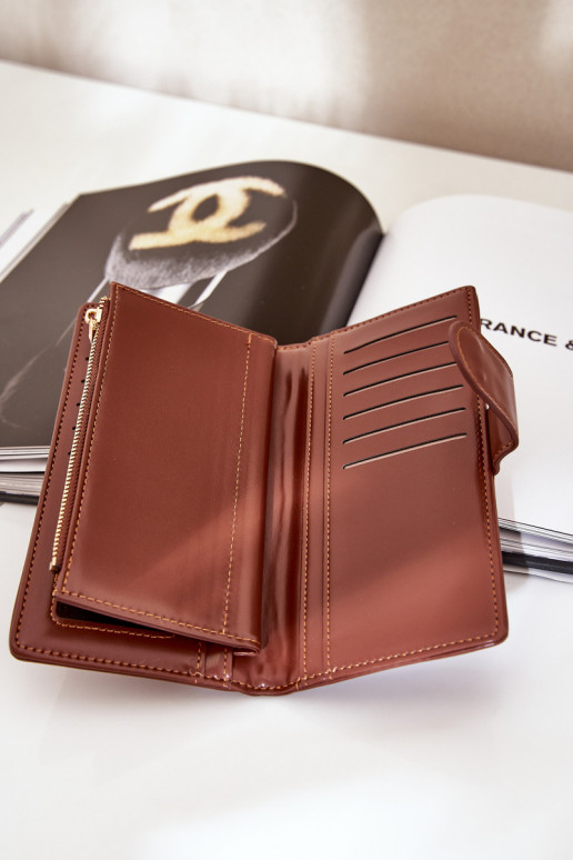 Rahakott eko-nahast Pruunid värvi Kalinessa