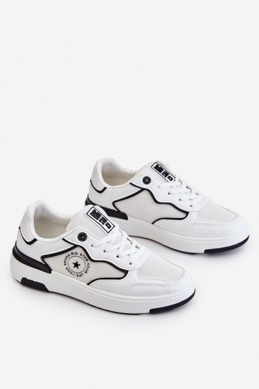  Sportliku stiiliga jalanõud Big Star LL274440 Valget-Must