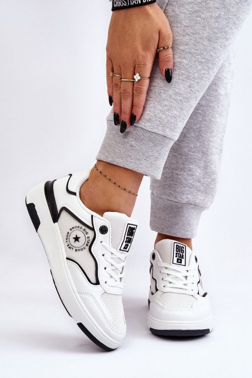  Sportliku stiiliga jalanõud Big Star LL274440 Valget-Must