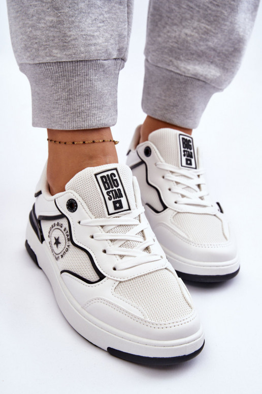 Sportliku stiiliga jalanõud Big Star LL274440 Valget-Must