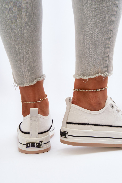 Naistesaapad Big Star NN274205 valget värvi Naistesaapad Big Star NN274205 valget värvi