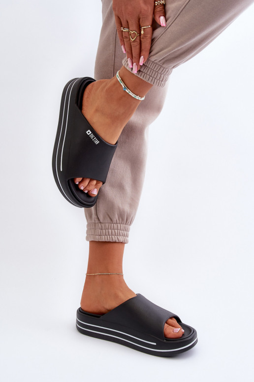 naiste plätud platvormiga Big Star NN274A037 Must naiste plätud platvormiga Big Star NN274A037 Must