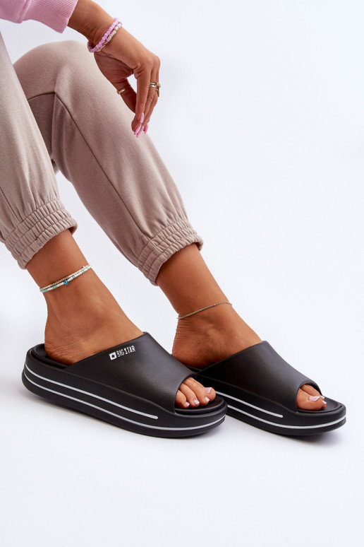 naiste plätud platvormiga Big Star NN274A037 Must naiste plätud platvormiga Big Star NN274A037 Must