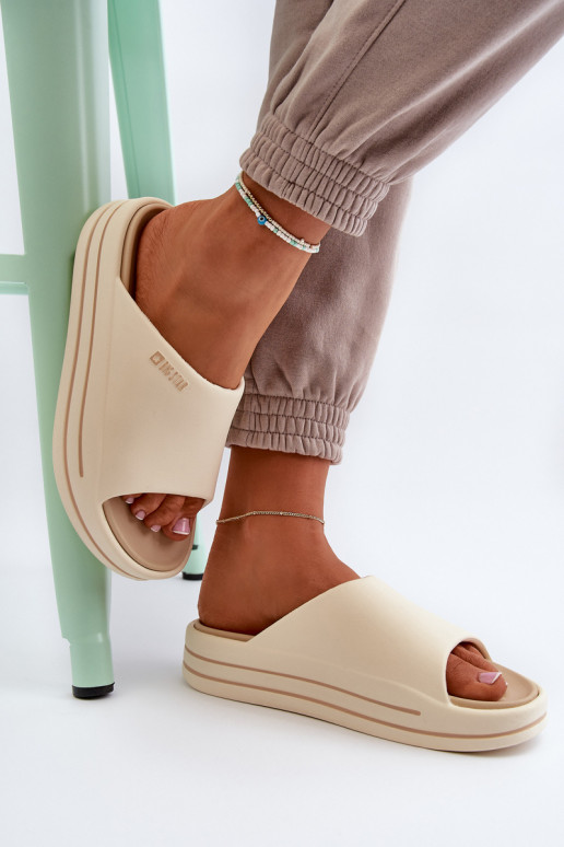 naiste plätud platvormiga Big Star NN274A034 beeži värvi naiste plätud platvormiga Big Star NN274A034 beeži värvi