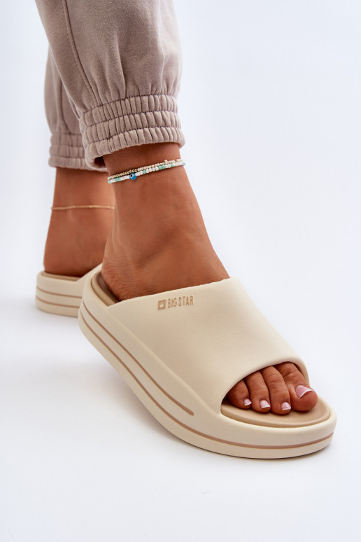 naiste plätud platvormiga Big Star NN274A034 beeži värvi naiste plätud platvormiga Big Star NN274A034 beeži värvi