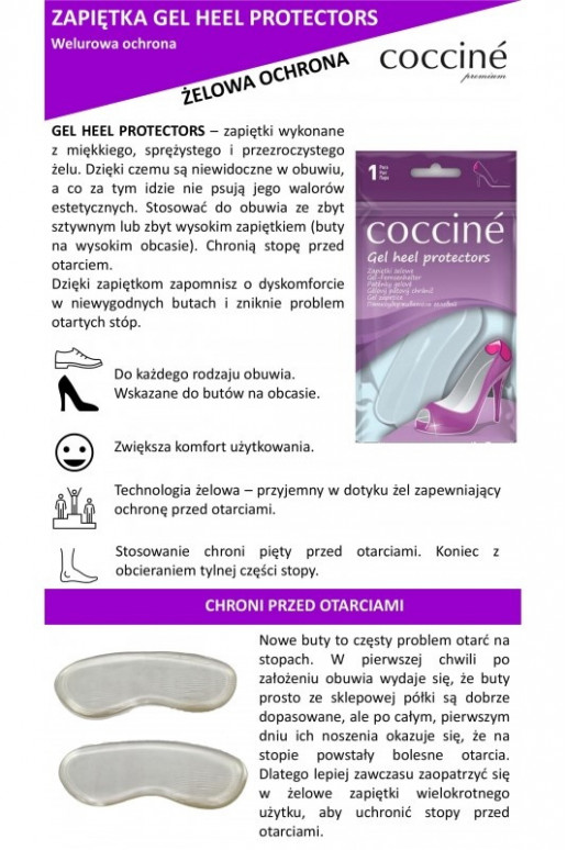 Coccine Gel Heel Protectors kannakaitsed
