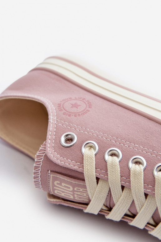 naiste saapad Big Star NN274270 Tumeroosad värvi  naiste saapad Big Star NN274270 Tumeroosad värvi