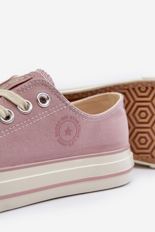 naiste saapad Big Star NN274270 Tumeroosad värvi  naiste saapad Big Star NN274270 Tumeroosad värvi