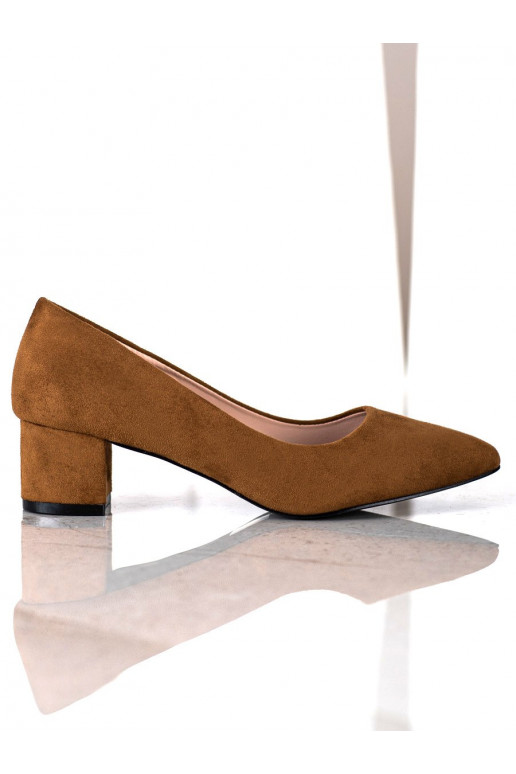 Pruunid värvi Kingad Terava ninaga jalatsid