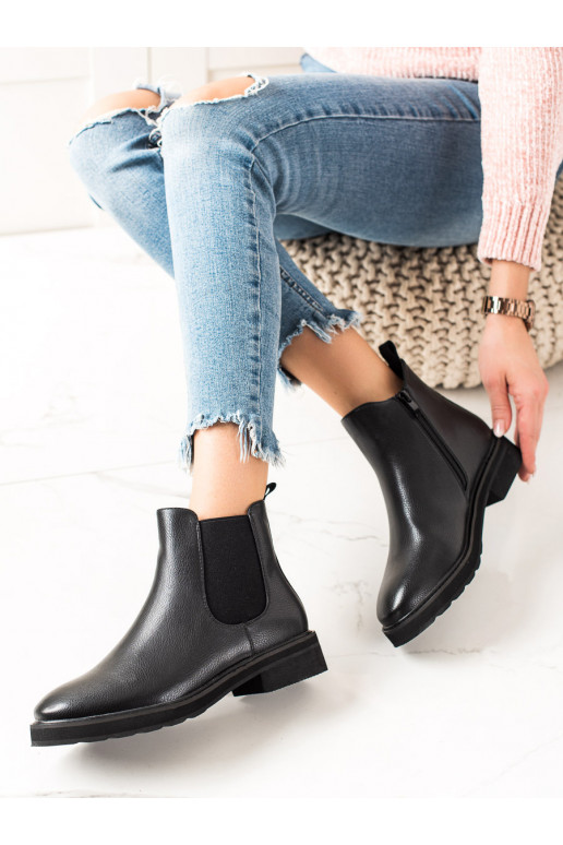 Klassikalise mudeli mustad saapad SERGIO LEONE