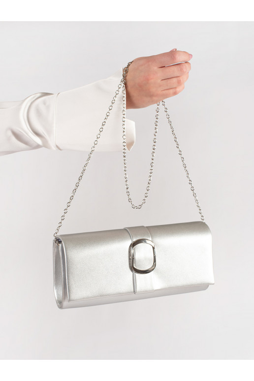 Hõbedat värvi elegantne käekott 