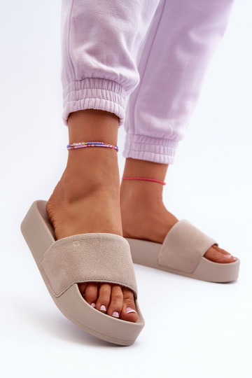 Sussid platvormiga seemisnakhsed Big Star NN274A671 beeži värvi