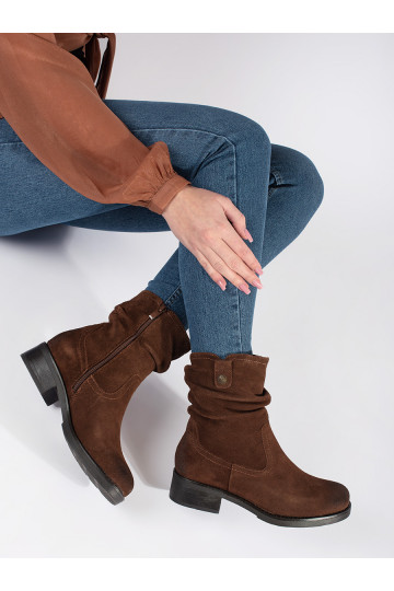 Naiste poolsaapad pruunid värvi    Sergio Leone 2