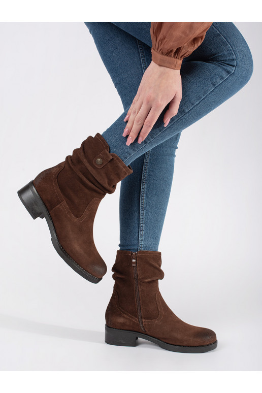 Naiste poolsaapad pruunid värvi    Sergio Leone