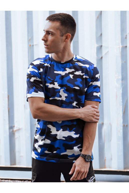 Meeste sinine kamuflaaž T-särk Meeste sinine kamuflaaž T-särk