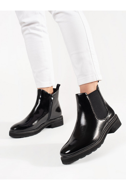 Klassikalise mudeli mustad saapad SERGIO LEONE