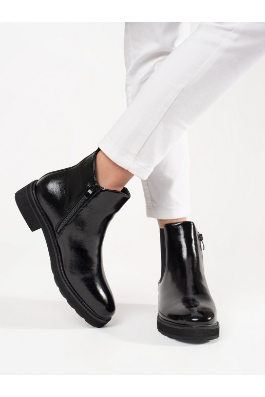 Klassikalise mudeli mustad saapad SERGIO LEONE