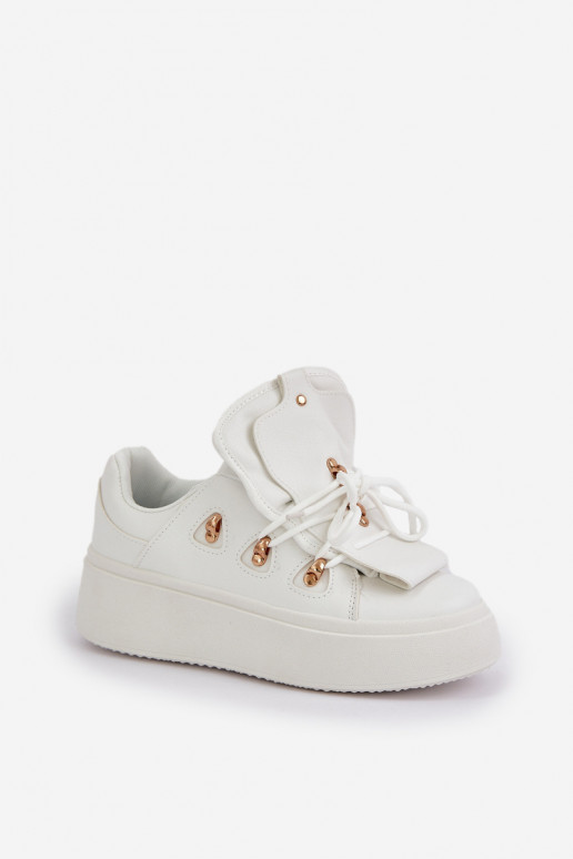 tüüpi jalanõud  platvormiga valget värvi Dolistana  tüüpi jalanõud  platvormiga valget värvi Dolistana