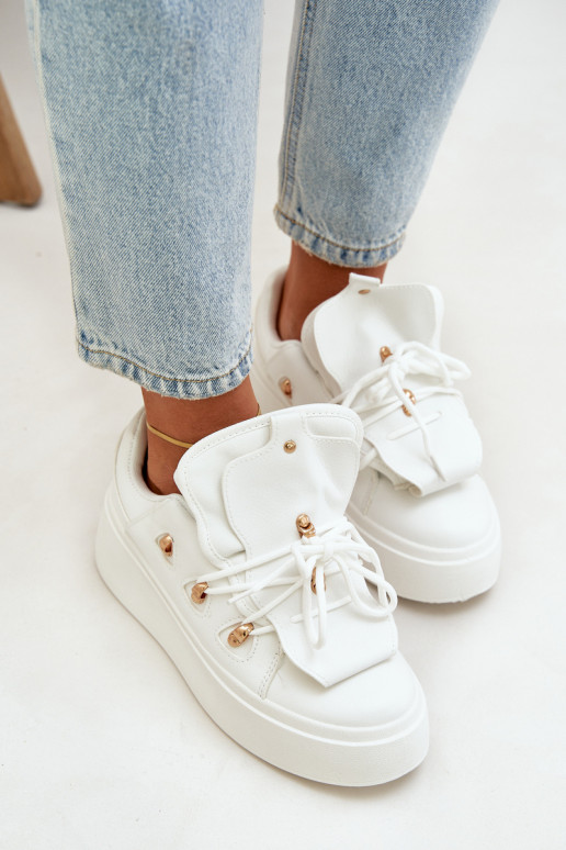 tüüpi jalanõud  platvormiga valget värvi Dolistana  tüüpi jalanõud  platvormiga valget värvi Dolistana