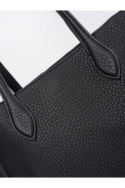 Mustad Käekott shopper öko nahk