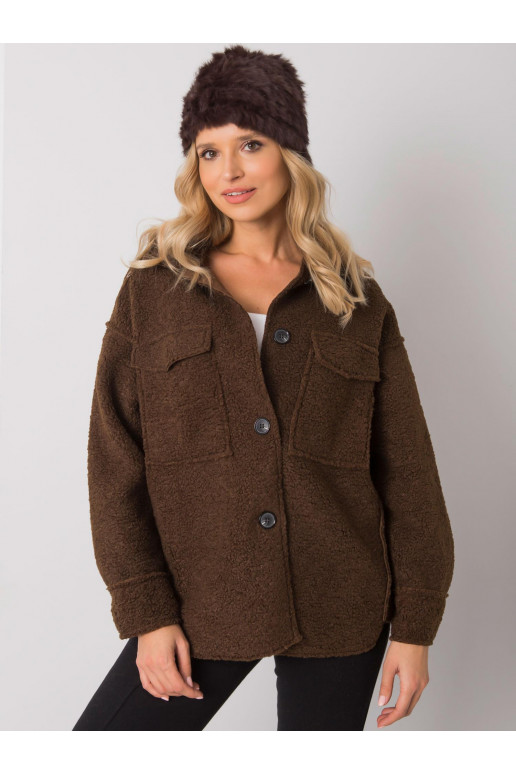 Tumepruun karvamüts